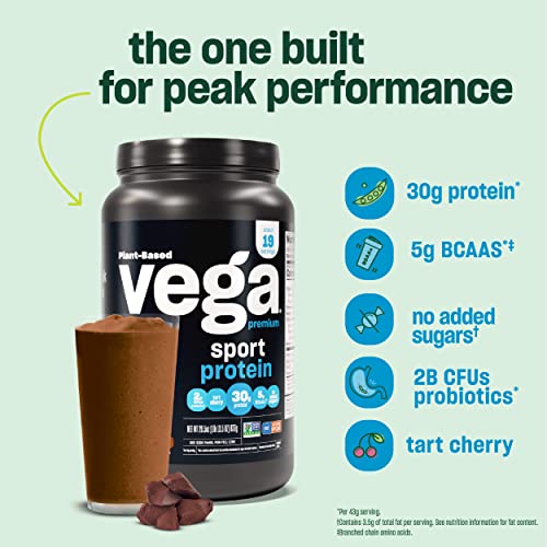 Vega Premium Sport Protein Berry Protein Powder, Vegan, Non GMO, Gluten Free Plant VegaBuy Supplements Australia