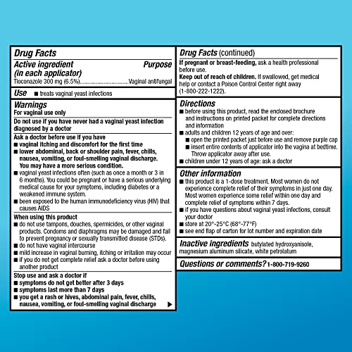 Amazon Basic Care Tioconazole Ointment 6.5 Percent, Vaginal Antifungal, 1-Dose Treatment Amazon Basic CareBuy Supplements Australia