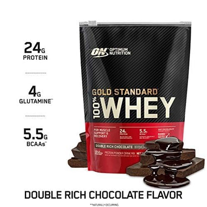 Optimum Nutrition Gold Standard 100% Whey Protein Powder, Double Rich Chocolate Optimum NutritionBuy Supplements Australia