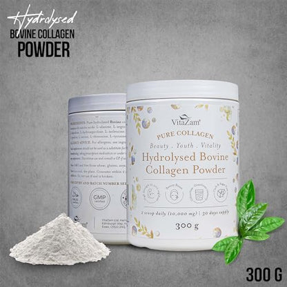 Vitazam Bovine Collagen Peptides - Hydrolyzed Type 1 & 3 Collagen Powder Protein Supplement for Healthy VitaZamBuy Supplements Australia