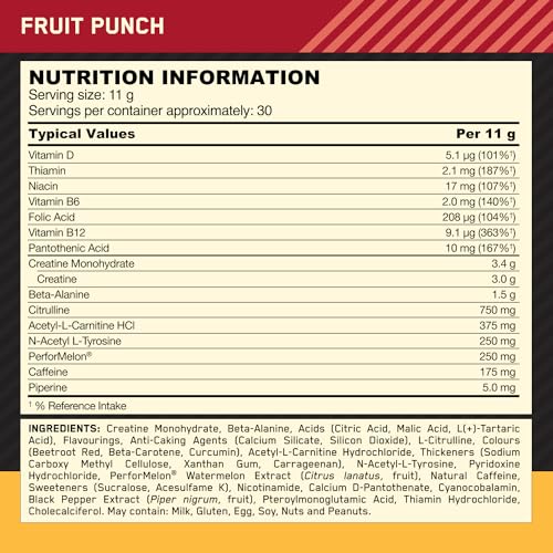 Optimum Nutrition Gold Standard Pre Workout Powder, Energy Drink with Creatine Monohy Optimum NutritionBuy Supplements Australia