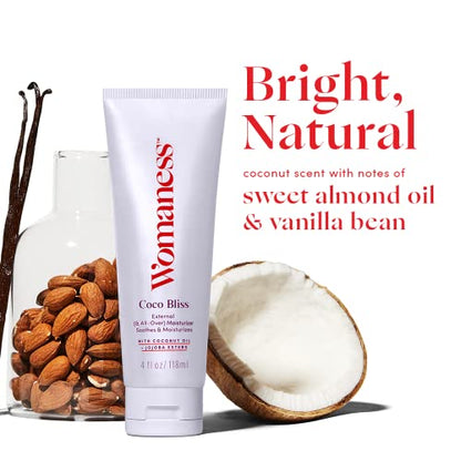 Womaness Menopause Cycle Kit - Coco Bliss - External Body Cream (4oz) + Me.No.Pause WomanessBuy Supplements Australia