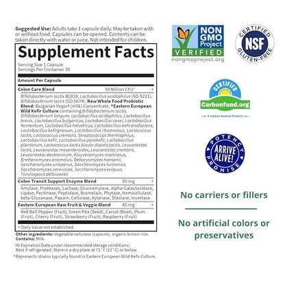 Garden of Life Probiotics for Women and Men - Raw Probiotics Colon Care 50 Billion Garden of LifeBuy Supplements Australia