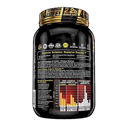 Whey Protein Powder - MuscleTech Nitro-Tech Whey Gold Protein Powder MuscleTechBuy Supplements Australia