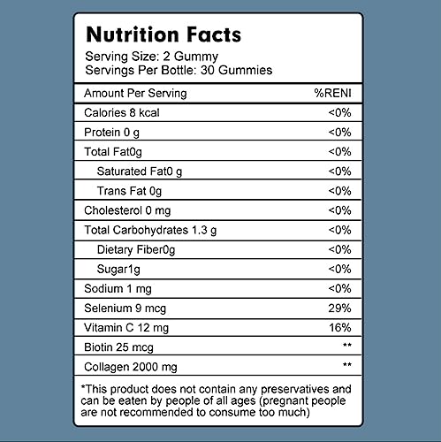 **New**Advanced Collagen Gummies 2000mg - Promote Skin Elasticity, Hair Growth, and Joint Health - Delicious Berry AlphaStateSciencesBuy Supplements Australia