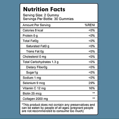**New**Advanced Collagen Gummies 2000mg - Promote Skin Elasticity, Hair Growth, and Joint Health - Delicious Berry AlphaStateSciencesBuy Supplements Australia