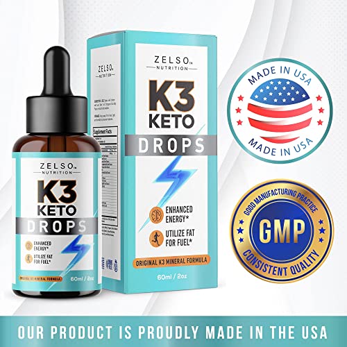 (3 Pack) K3 Keto Drops for Weight Loss - Fat Burner & Metabolism Booster | Advanced Keto ZELSOBuy Supplements Australia