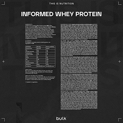 Bulk Informed Whey Protein Isolate Powder, Protein Shake with Added Digestive Enzymes BulkBuy Supplements Australia