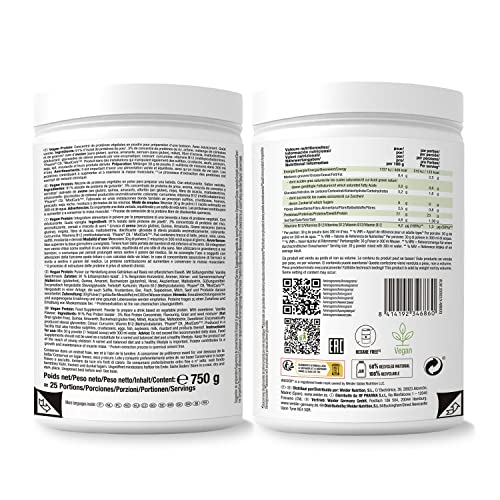 Weider Vegan Protein (750g) Vanilla Flavour. 23g Protein/dose, Pea Isolate (Pisane) & Rice Proteins WeiderBuy Supplements Australia