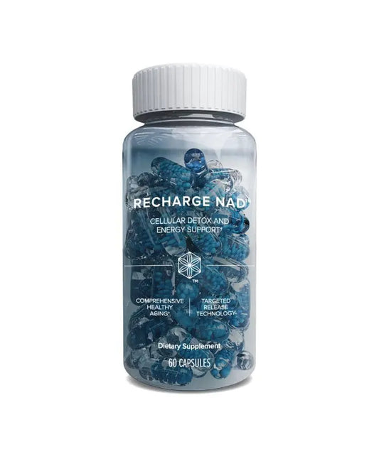Isagenix Recharge NAD - Cellular Detox, Comprehensive Healthy Aging, and Energy Support - 1 Bottle - 60 ct Targeted Release Capsules IsagenixBuy Supplements Australia