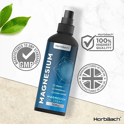 Magnesium Spray for Restless Legs, Muscles, Sleep | 100ml | Magnesium Chloride Oil HorbäachBuy Supplements Australia