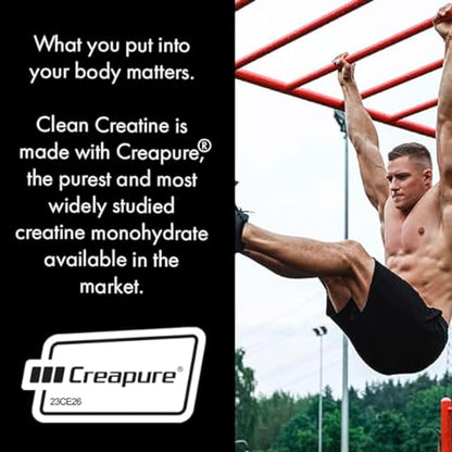 Clean Creatine - 100% Creapure® Creatine Monohydrate Powder for Muscle Growth CLEANBuy Supplements Australia