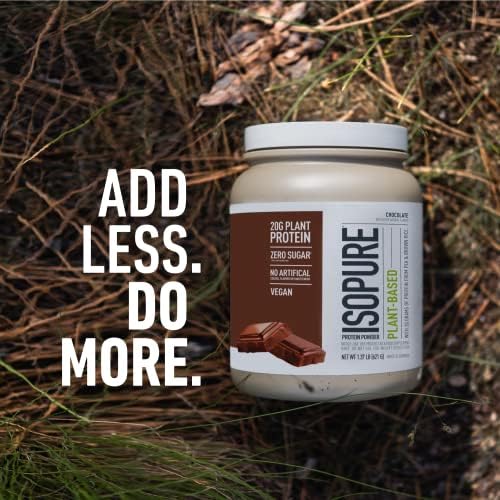 Isopure Chocolate Vegan Protein Powder, with Monk Fruit Sweetener & Amino Acids IsopureBuy Supplements Australia