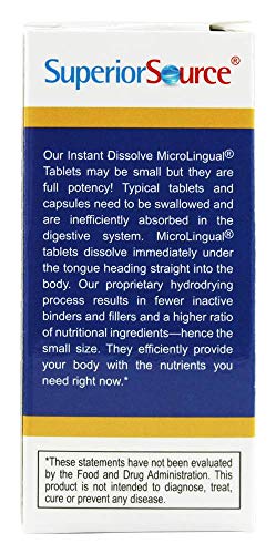 Superior Source Vitamin K2 MK-7 (Menaquinone-7), 100 mcg, Quick Dissolve MicroLignual Superior SourceBuy Supplements Australia