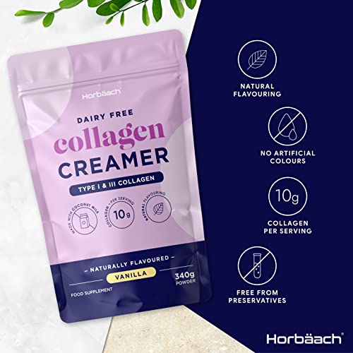 Collagen Creamer for Coffee | Vanilla Flavour | Type 1 & 3 Collagen Peptides HorbäachBuy Supplements Australia