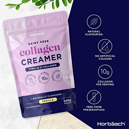 Collagen Creamer for Coffee | Vanilla Flavour | Type 1 & 3 Collagen Peptides HorbäachBuy Supplements Australia