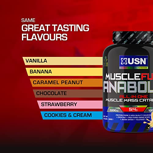 USN Muscle Fuel Anabolic Banana All-in-one Protein Powder Shake (2kg): Workout-Boosting USNBuy Supplements Australia