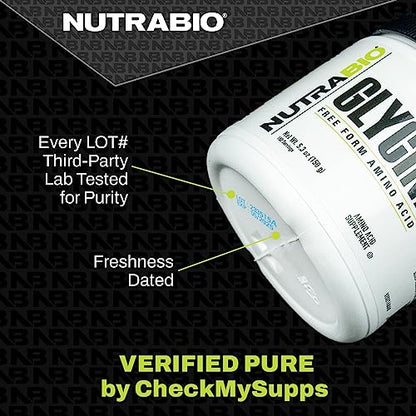 NutraBio 100% Pure L-Leucine - Muscle Recovery and Support - Naturally Fermented Free NutraBioBuy Supplements Australia