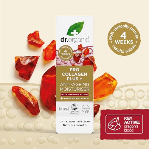 Dr Organic, Organic Pro Collagen with Dragons Blood, Natural, Vegan, Cruelty Free, Paraben & SLS Free, 50ml DR ORGANICBuy Supplements Australia