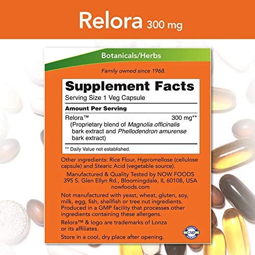 NOW Supplements, Relora 300 mg (a Blend of Plant Extracts from Magnolia officinalis NOWBuy Supplements Australia