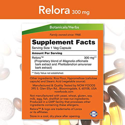 NOW Supplements, Relora 300 mg (a Blend of Plant Extracts from Magnolia officinalis NOWBuy Supplements Australia
