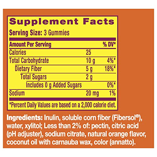 Metamucil Fiber Supplement Gummies, Sugar Free Orange Flavor, 5g Prebiotic Plant Based MetamucilBuy Supplements Australia