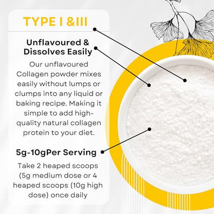 100% Pure Hydrolysed Collagen Peptides Powder - 400g Tub | Halal & Grass-Fed Bovine Collagen CLN LabsBuy Supplements Australia