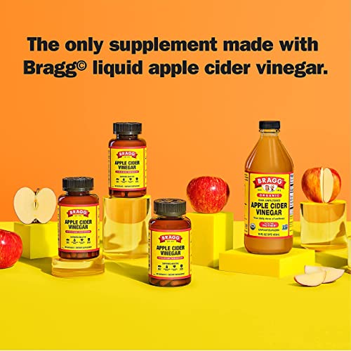 Bragg Apple Cider Vinegar Capsules - Vitamin D3 & Zinc - 750mg of Acetic Acid – Immune BraggBuy Supplements Australia