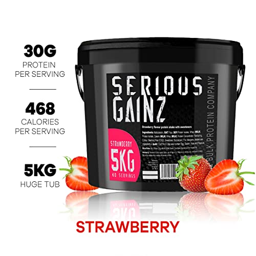 The Bulk Protein Company, SERIOUS GAINZ - Whey Protein Powder - Weight Gain, Mass Gainer The Bulk Protein CompanyBuy Supplements Australia