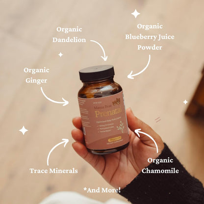 SPRIGS Mama Bear Prenatal Gold Multivitamin with Choline and Methylated Folate for Pregnancy Support Easy to Digest Prenatal Vitamins SPRIGSBuy Supplements Australia