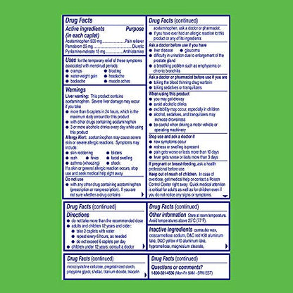 Midol Complete Caffeine Free Caplets 24ct: Midol Complete Caffeine Free Menstrual Pain Relief Caplets with Acetaminophen, Provides Headache Relief and Period Cramps Relief, 24 Count MidolBuy Supplements Australia