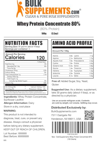 BULKSUPPLEMENTS.COM Whey Protein Concentrate Powder - Unflavored Protein Powder BULKSUPPLEMENTS.COMBuy Supplements Australia