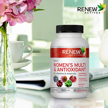 Renew Actives Women's Multi-Vitamin & Antioxidant: Daily Health Supplement for Woman Renew ActivesBuy Supplements Australia