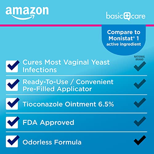 Amazon Basic Care Tioconazole Ointment 6.5 Percent, Vaginal Antifungal, 1-Dose Treatment Amazon Basic CareBuy Supplements Australia