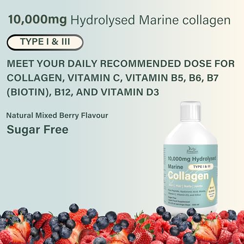 NUTRI Beauties Hydrolysed Marine Collagen Liquid Drink Supplement 10,000Mg NUTRI BEAUTIESBuy Supplements Australia