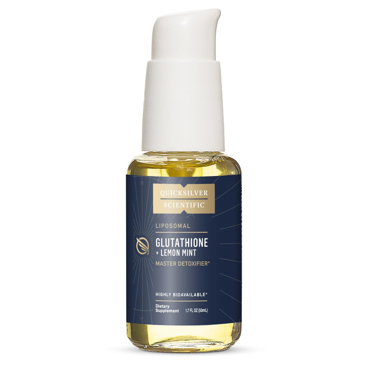 Quicksilver Scientific Liposomal Glutathione - Superior Absorption Oral Glutathione Supplement for Detox & Immune Support - Lemon Mint (1.7 fl oz) Quicksilver ScientificBuy Supplements Australia
