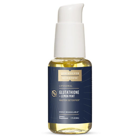 Quicksilver Scientific Liposomal Glutathione - Superior Absorption Oral Glutathione Supplement for Detox & Immune Support - Lemon Mint (1.7 fl oz) Quicksilver ScientificBuy Supplements Australia