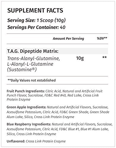 Metabolic Nutrition, TAG, Trans Alanyl Glutamine, 100% L-Glutamine Peptide Powder Metabolic NutritionBuy Supplements Australia