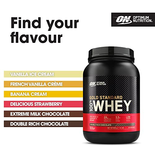 Optimum Nutrition Gold Standard Whey Protein, Muscle Building Powder with Naturally Occurring Optimum NutritionBuy Supplements Australia