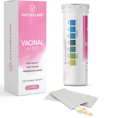 Natureland Vaginal Health pH Test Strips, Feminine pH Test, Value Pack NaturelandBuy Supplements Australia