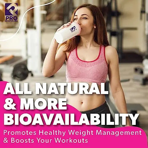 Whey Protein Powder for Women - Supports Lean Muscle - Low Carb - Gluten Free - Grass Fed & rBGH Hormone Free (Creamy Vanilla, 2 lb) PRO NUTRITION LABS