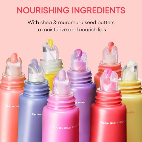 LANEIGE Lip Glowy Balm, Berry: Sheer Tinted Lip Moisturizer with Shea Butter, for Hydrating Shine & Soft Lips