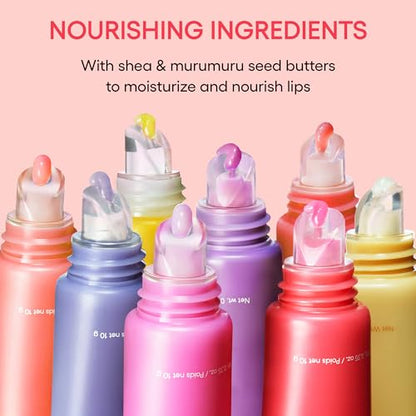 LANEIGE Lip Glowy Balm, Berry: Sheer Tinted Lip Moisturizer with Shea Butter, for Hydrating Shine & Soft Lips