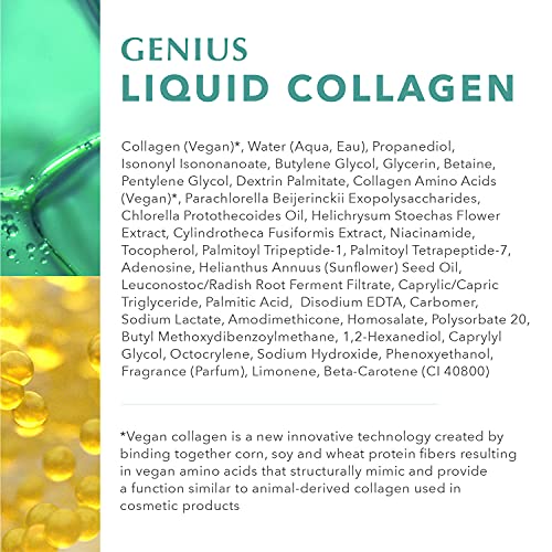Algenist GENIUS Liquid Collagen - Vegan, Plant-Based Collagen Dropper with Vitamin E & Omega 3 ALGENISTBuy Supplements Australia