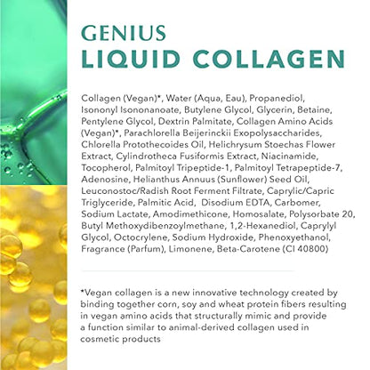 Algenist GENIUS Liquid Collagen - Vegan, Plant-Based Collagen Dropper with Vitamin E & Omega 3 ALGENISTBuy Supplements Australia