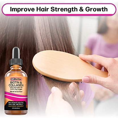 SBR Nutrition Biotin and Collagen Liquid Drops Daily Food Supplement, Vitamins SBR NutritionBuy Supplements Australia