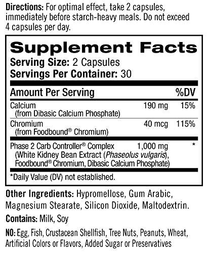 Natrol Carb Intercept with Phase 2 Carb Controller Capsules, White Kidney (Pack of 12) NatrolBuy Supplements Australia