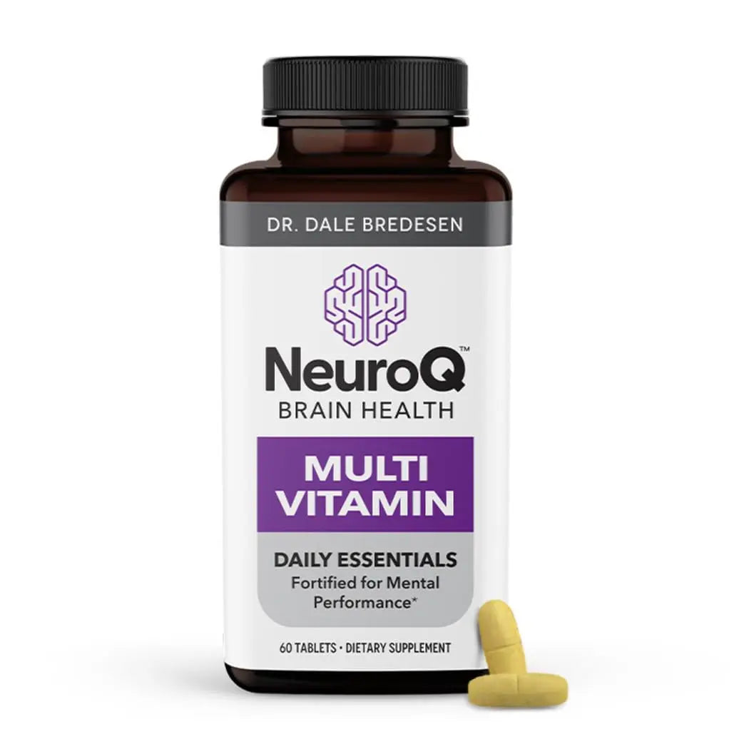 NeuroQ Daily Essentials Multivitamin – High‑Potency Brain & Body Support with Choline 550 mg, PQQ, CoQ10, Alpha Lipoic Acid LifeSeasons