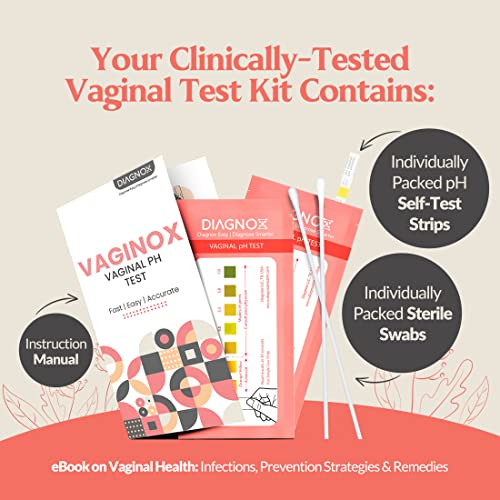 Vaginal PH Test Kit with Sterile Swabs and eBook - Vaginal PH Balance and Yeast Infection Test DIAGNOX HEALTHBuy Supplements Australia