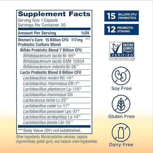 Renew Life Women's Probiotic Capsules, Supports pH Balance for Women, Vaginal, Urinary Renew LifeBuy Supplements Australia